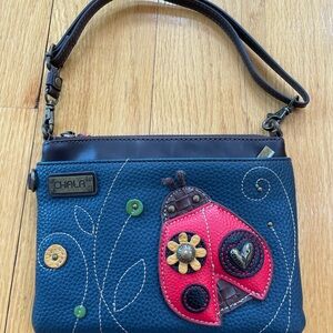 Chala Red/Navy Ladybug crossbody bag